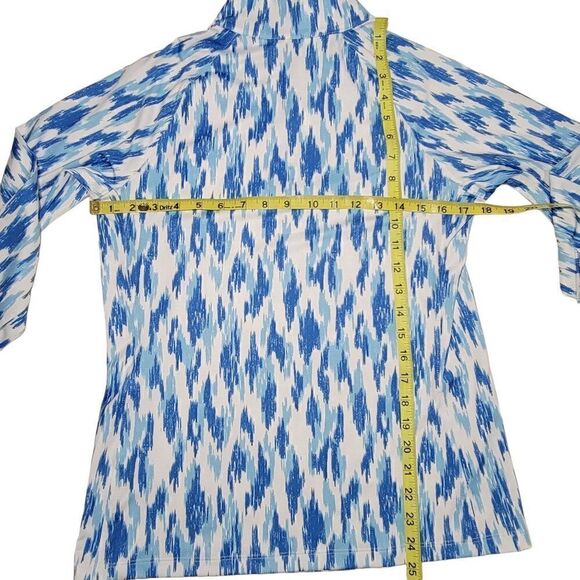 Lady Hagen Golf Pullover 1/4 Zip Long Sleeve Shirt Womens Size Small UPF 50 Blue - Picture 10 of 15